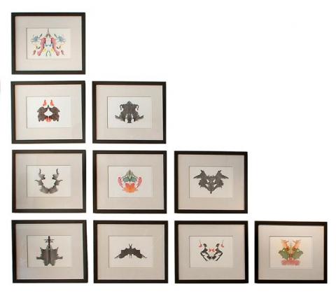 Original Set of Rorschach Inkblots