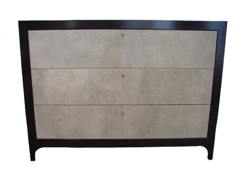 AHK Original Shagreen Embossed Leather Chest