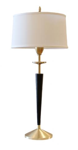Pair of Stiffel Parzinger Style Candlestick Lamps