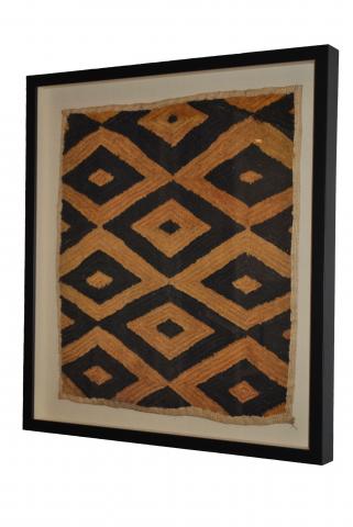 Framed Africa Kuba Cloth