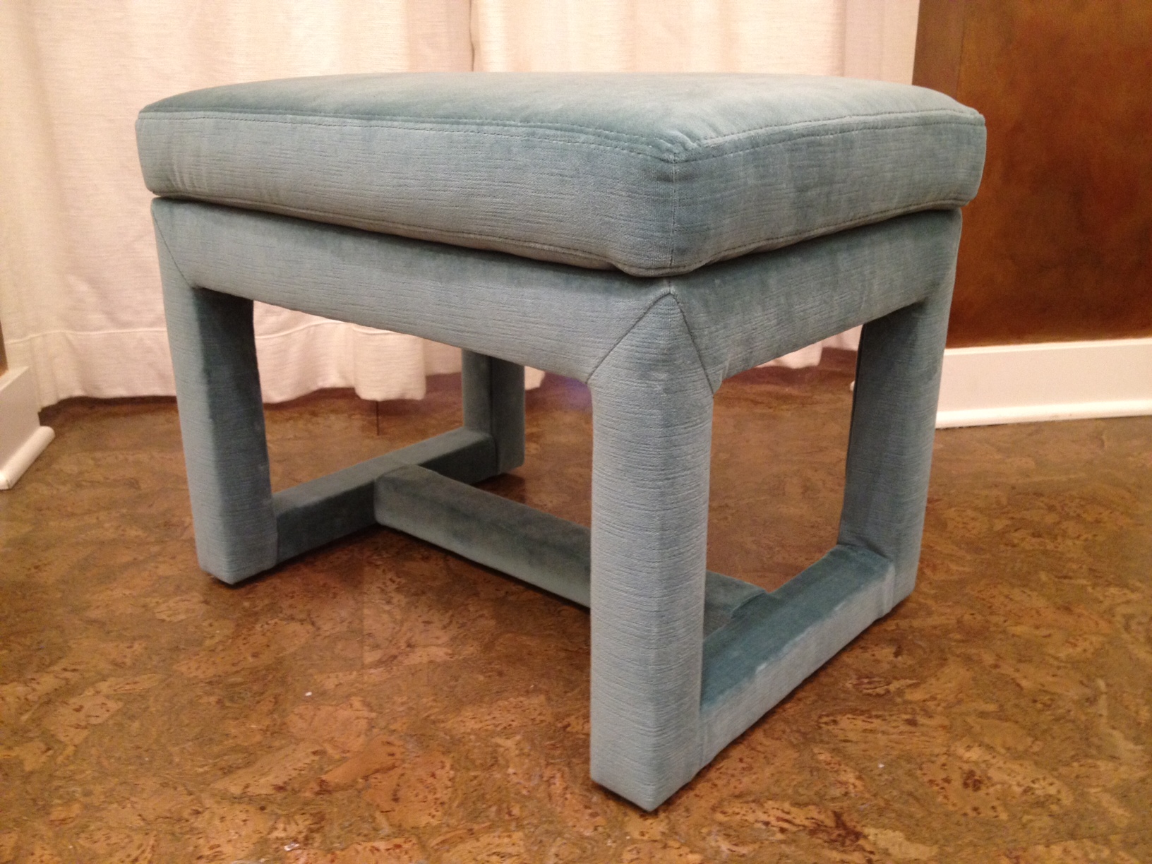 Pair of AHK Original Velvet Upholstered Benches